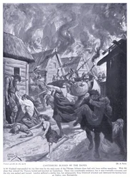 Canterbury brændt af danskerne AD851, 1920